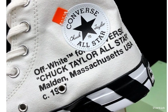 2.0 Black X Converse O-W 163892C White 0317
